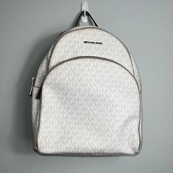 Michael Kors | Bags | Michael Kors White Grey Logo Print  display picture 3